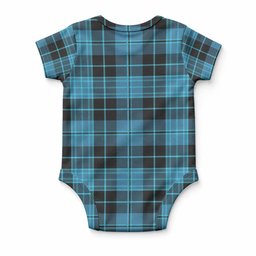 Clergy Tartan Baby Onesie , Plaid Infant Bodysuit for Boys & Girls (0-24M), Snap Closure Newborn Romper for Holiday & Photoshoot