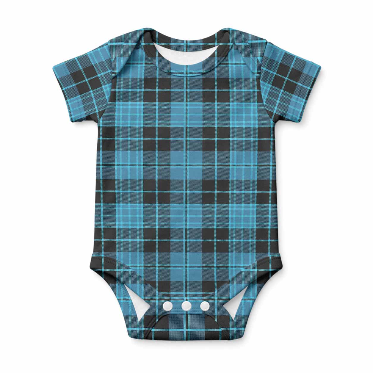 Clergy Tartan Baby Onesie , Plaid Infant Bodysuit for Boys & Girls (0-24M), Snap Closure Newborn Romper for Holiday & Photoshoot