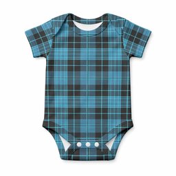 Clergy Tartan Baby Onesie , Plaid Infant Bodysuit for Boys & Girls (0-24M), Snap Closure Newborn Romper for Holiday & Photoshoot