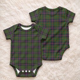 Cochrane Tartan Baby Onesie , Plaid Infant Bodysuit for Boys & Girls (0-24M), Snap Closure Newborn Romper for Holiday & Photoshoot