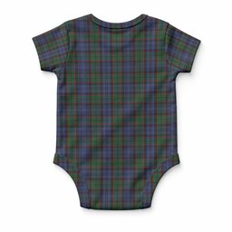 Fletcher Tartan Baby Onesie , Plaid Infant Bodysuit for Boys & Girls (0-24M), Snap Closure Newborn Romper for Holiday & Photoshoot
