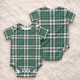 Cape Breton Island Tartan Baby Onesie , Plaid Infant Bodysuit for Boys & Girls (0-24M), Snap Closure Newborn Romper for Holiday & Photoshoot