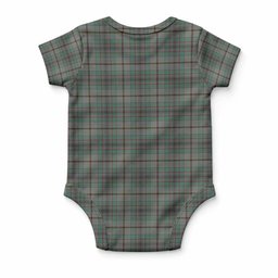 Craig Tartan Baby Onesie , Plaid Infant Bodysuit for Boys & Girls (0-24M), Snap Closure Newborn Romper for Holiday & Photoshoot