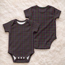 Cork Tartan Baby Onesie , Plaid Infant Bodysuit for Boys & Girls (0-24M), Snap Closure Newborn Romper for Holiday & Photoshoot