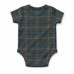 Allison Tartan Baby Onesie , Plaid Infant Bodysuit for Boys & Girls (0-24M), Snap Closure Newborn Romper for Holiday & Photoshoot