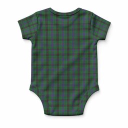 Davidson Tartan Baby Onesie , Plaid Infant Bodysuit for Boys & Girls (0-24M), Snap Closure Newborn Romper for Holiday & Photoshoot