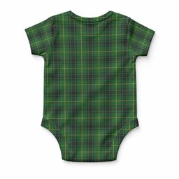 MacArthur (McArthur) Tartan Baby Onesie , Plaid Infant Bodysuit for Boys & Girls (0-24M), Snap Closure Newborn Romper for Holiday & Photoshoot