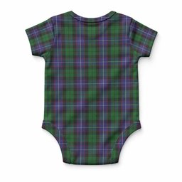 Galbraith Tartan Baby Onesie , Plaid Infant Bodysuit for Boys & Girls (0-24M), Snap Closure Newborn Romper for Holiday & Photoshoot