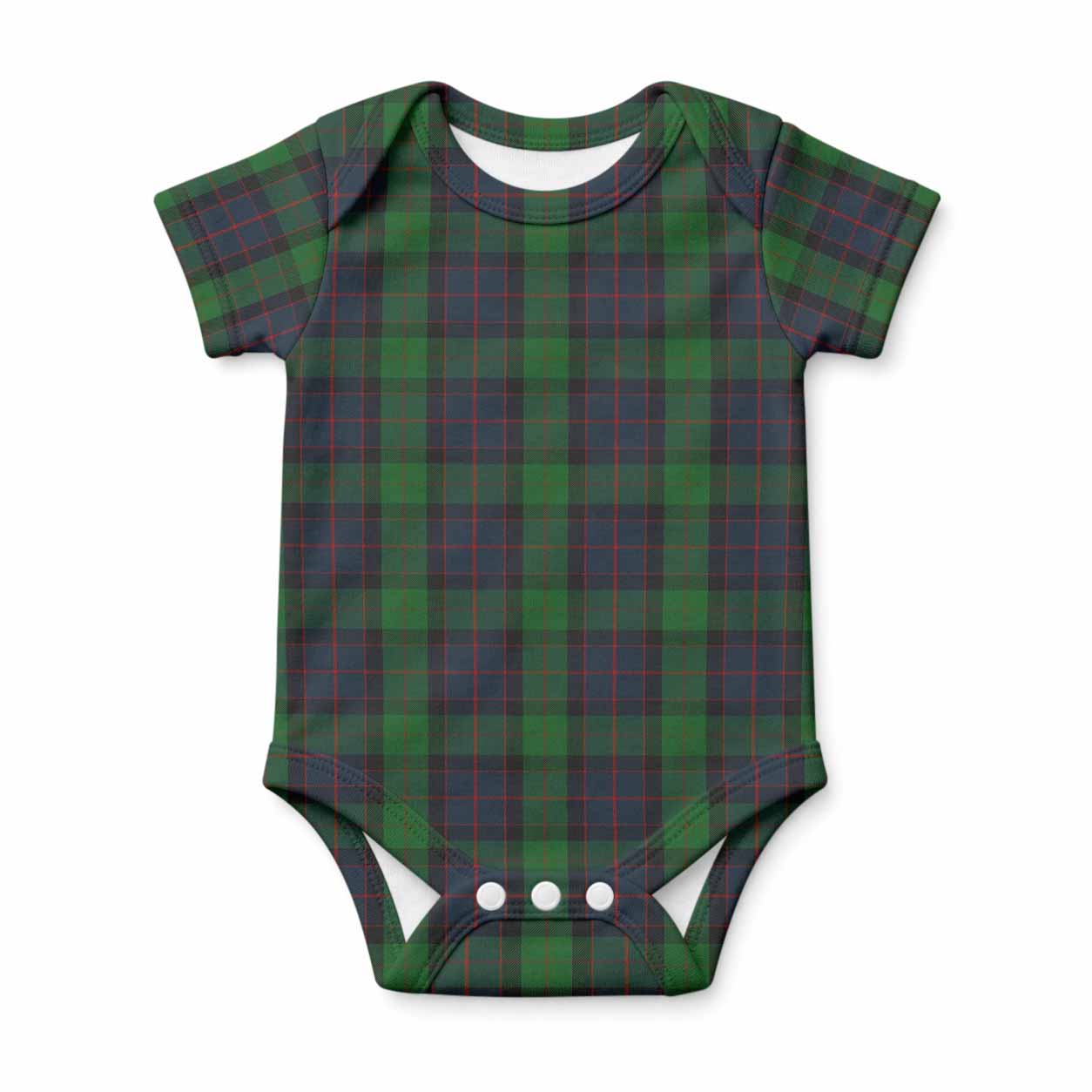 MacWilliam (McWilliam) Tartan Baby Onesie , Plaid Infant Bodysuit for Boys & Girls (0-24M), Snap Closure Newborn Romper for Holiday & Photoshoot