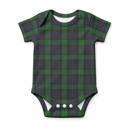 MacWilliam (McWilliam) Tartan Baby Onesie , Plaid Infant Bodysuit for Boys & Girls (0-24M), Snap Closure Newborn Romper for Holiday & Photoshoot
