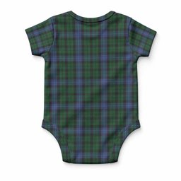 MacIntyre (McIntyre) Tartan Baby Onesie , Plaid Infant Bodysuit for Boys & Girls (0-24M), Snap Closure Newborn Romper for Holiday & Photoshoot