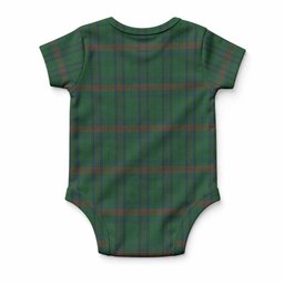 Owen of Wales Tartan Baby Onesie , Plaid Infant Bodysuit for Boys & Girls (0-24M), Snap Closure Newborn Romper for Holiday & Photoshoot