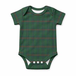 Owen of Wales Tartan Baby Onesie , Plaid Infant Bodysuit for Boys & Girls (0-24M), Snap Closure Newborn Romper for Holiday & Photoshoot