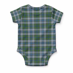 MacNeil (McNeil) Tartan Baby Onesie , Plaid Infant Bodysuit for Boys & Girls (0-24M), Snap Closure Newborn Romper for Holiday & Photoshoot