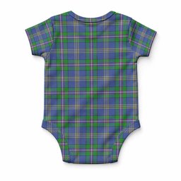 Lambert Tartan Baby Onesie , Plaid Infant Bodysuit for Boys & Girls (0-24M), Snap Closure Newborn Romper for Holiday & Photoshoot