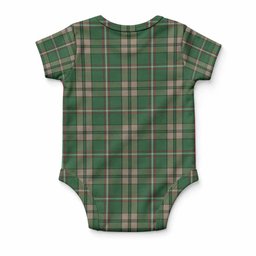 O'Neill (Neill) Tartan Baby Onesie , Plaid Infant Bodysuit for Boys & Girls (0-24M), Snap Closure Newborn Romper for Holiday & Photoshoot