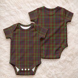 MacMaster (McMaster) Tartan Baby Onesie , Plaid Infant Bodysuit for Boys & Girls (0-24M), Snap Closure Newborn Romper for Holiday & Photoshoot