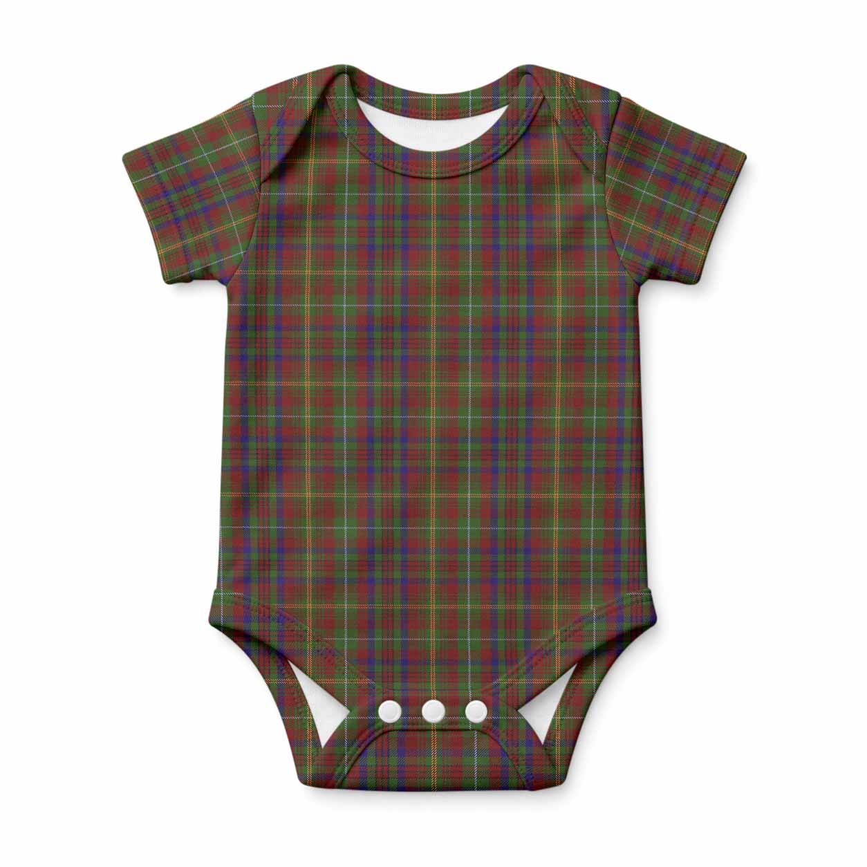 MacMaster (McMaster) Tartan Baby Onesie , Plaid Infant Bodysuit for Boys & Girls (0-24M), Snap Closure Newborn Romper for Holiday & Photoshoot