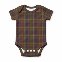 MacMaster (McMaster) Tartan Baby Onesie , Plaid Infant Bodysuit for Boys & Girls (0-24M), Snap Closure Newborn Romper for Holiday & Photoshoot