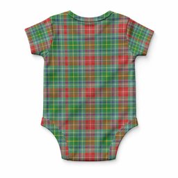 Muirhead Tartan Baby Onesie , Plaid Infant Bodysuit for Boys & Girls (0-24M), Snap Closure Newborn Romper for Holiday & Photoshoot
