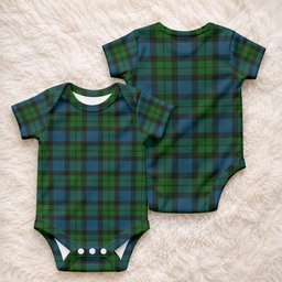 MacKay (McKay) Tartan Baby Onesie , Plaid Infant Bodysuit for Boys & Girls (0-24M), Snap Closure Newborn Romper for Holiday & Photoshoot