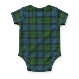 MacKay (McKay) Tartan Baby Onesie , Plaid Infant Bodysuit for Boys & Girls (0-24M), Snap Closure Newborn Romper for Holiday & Photoshoot