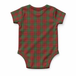 MacAulay (MacAuley) Tartan Baby Onesie , Plaid Infant Bodysuit for Boys & Girls (0-24M), Snap Closure Newborn Romper for Holiday & Photoshoot