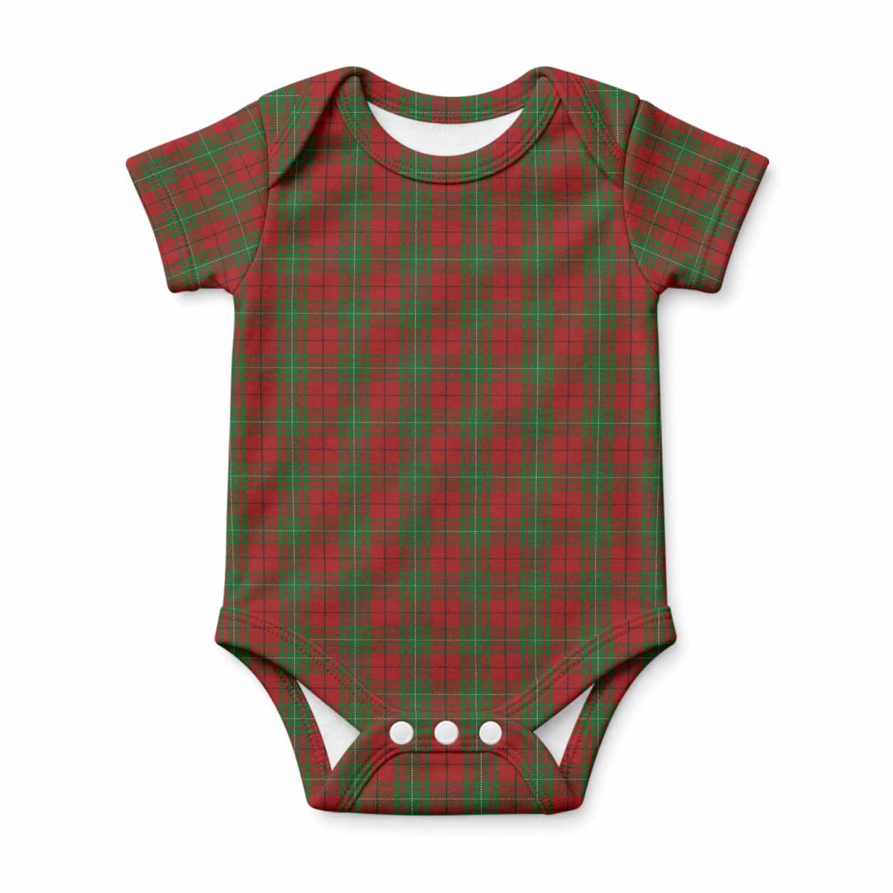 MacAulay (MacAuley) Tartan Baby Onesie , Plaid Infant Bodysuit for Boys & Girls (0-24M), Snap Closure Newborn Romper for Holiday & Photoshoot