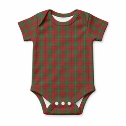 MacAulay (MacAuley) Tartan Baby Onesie , Plaid Infant Bodysuit for Boys & Girls (0-24M), Snap Closure Newborn Romper for Holiday & Photoshoot