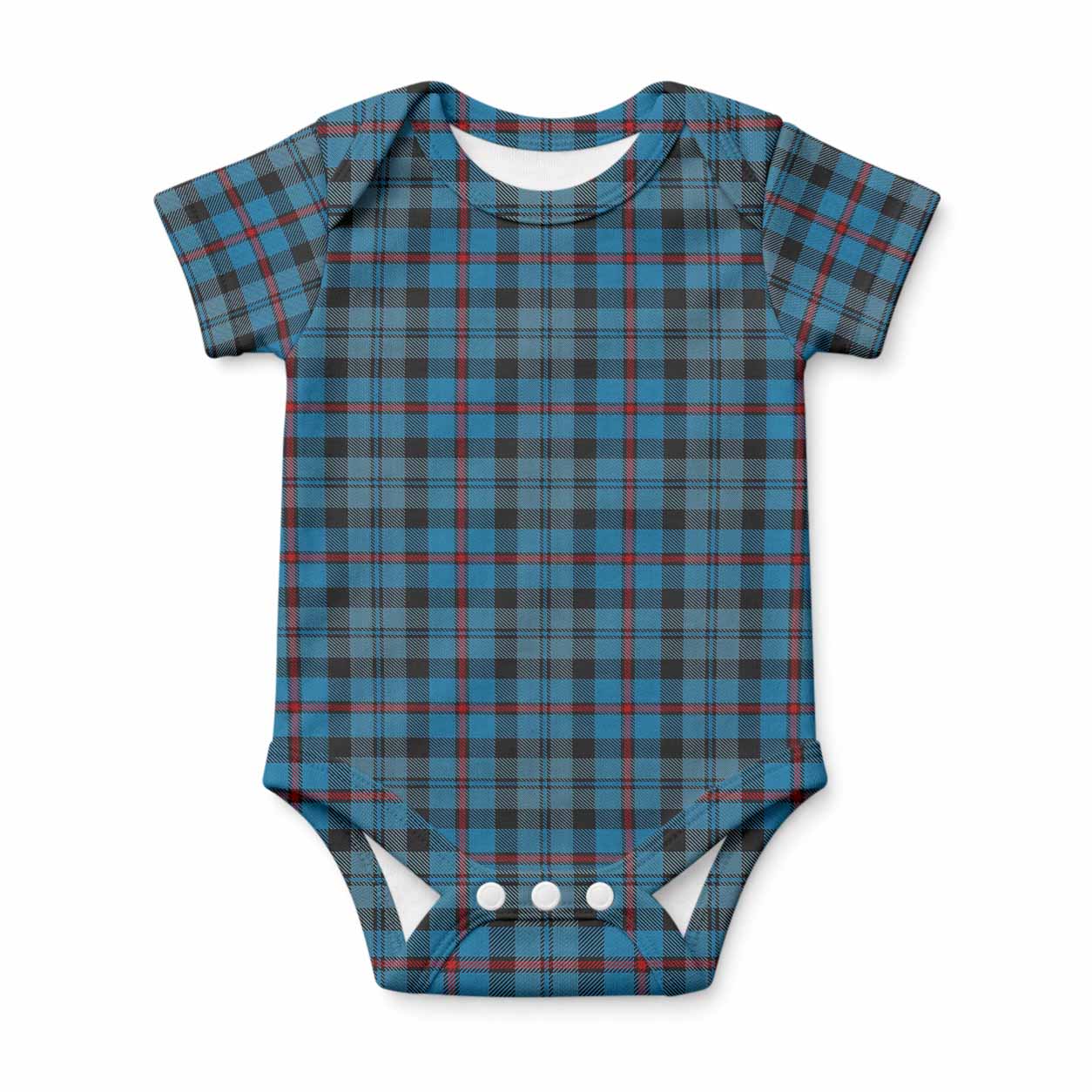 MacCorquodale (McCorquodale) Tartan Baby Onesie , Plaid Infant Bodysuit for Boys & Girls (0-24M), Snap Closure Newborn Romper for Holiday & Photoshoot