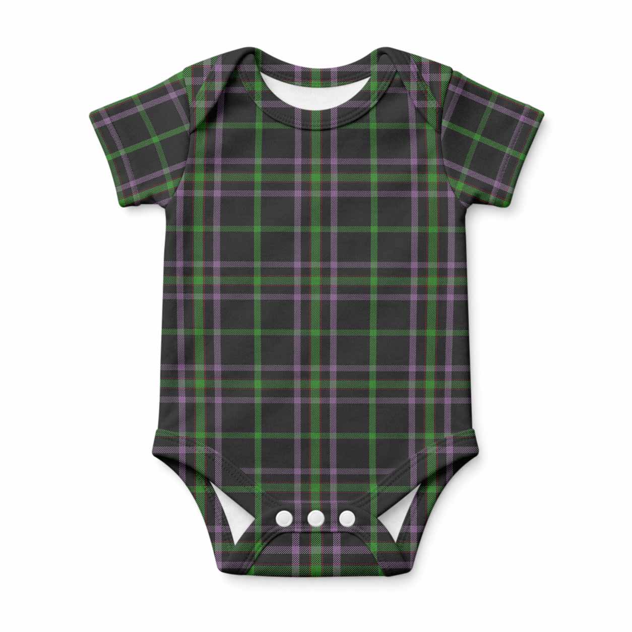 O'Boyle Tartan Baby Onesie , Plaid Infant Bodysuit for Boys & Girls (0-24M), Snap Closure Newborn Romper for Holiday & Photoshoot