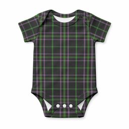O'Boyle Tartan Baby Onesie , Plaid Infant Bodysuit for Boys & Girls (0-24M), Snap Closure Newborn Romper for Holiday & Photoshoot