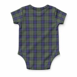 MacLaren (McLaren) Tartan Baby Onesie , Plaid Infant Bodysuit for Boys & Girls (0-24M), Snap Closure Newborn Romper for Holiday & Photoshoot