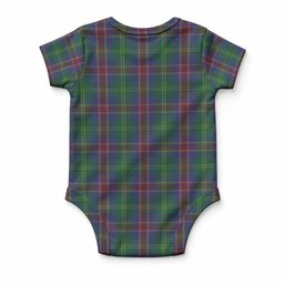 Hart Tartan Baby Onesie , Plaid Infant Bodysuit for Boys & Girls (0-24M), Snap Closure Newborn Romper for Holiday & Photoshoot