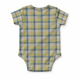 MacGrath (McGrath) Tartan Baby Onesie , Plaid Infant Bodysuit for Boys & Girls (0-24M), Snap Closure Newborn Romper for Holiday & Photoshoot