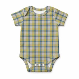 MacGrath (McGrath) Tartan Baby Onesie , Plaid Infant Bodysuit for Boys & Girls (0-24M), Snap Closure Newborn Romper for Holiday & Photoshoot