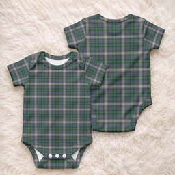 MacDowall (McDowall) Tartan Baby Onesie , Plaid Infant Bodysuit for Boys & Girls (0-24M), Snap Closure Newborn Romper for Holiday & Photoshoot