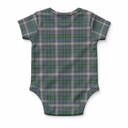 MacDowall (McDowall) Tartan Baby Onesie , Plaid Infant Bodysuit for Boys & Girls (0-24M), Snap Closure Newborn Romper for Holiday & Photoshoot