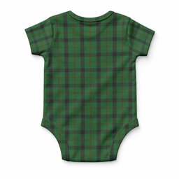 Kincaid Tartan Baby Onesie , Plaid Infant Bodysuit for Boys & Girls (0-24M), Snap Closure Newborn Romper for Holiday & Photoshoot