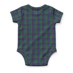 Lowry Tartan Baby Onesie , Plaid Infant Bodysuit for Boys & Girls (0-24M), Snap Closure Newborn Romper for Holiday & Photoshoot