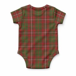 Hay Tartan Baby Onesie , Plaid Infant Bodysuit for Boys & Girls (0-24M), Snap Closure Newborn Romper for Holiday & Photoshoot