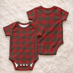 MacNab (McNab) Tartan Baby Onesie , Plaid Infant Bodysuit for Boys & Girls (0-24M), Snap Closure Newborn Romper for Holiday & Photoshoot