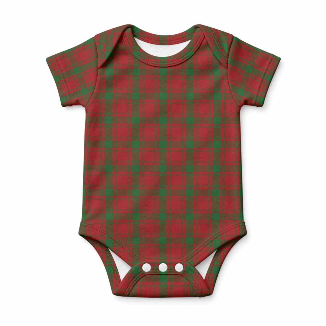 MacQuarrie (McQuarrie) Tartan Baby Onesie , Plaid Infant Bodysuit for Boys & Girls (0-24M), Snap Closure Newborn Romper for Holiday & Photoshoot