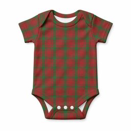 MacQuarrie (McQuarrie) Tartan Baby Onesie , Plaid Infant Bodysuit for Boys & Girls (0-24M), Snap Closure Newborn Romper for Holiday & Photoshoot