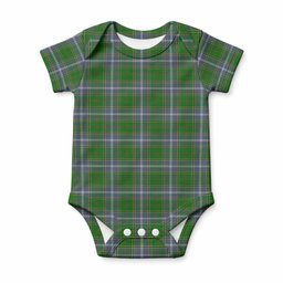 Pringle Tartan Baby Onesie , Plaid Infant Bodysuit for Boys & Girls (0-24M), Snap Closure Newborn Romper for Holiday & Photoshoot