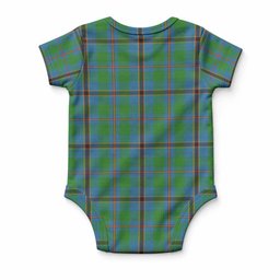 Snodgrass Tartan Baby Onesie , Plaid Infant Bodysuit for Boys & Girls (0-24M), Snap Closure Newborn Romper for Holiday & Photoshoot