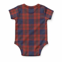Wotherspoon Tartan Baby Onesie , Plaid Infant Bodysuit for Boys & Girls (0-24M), Snap Closure Newborn Romper for Holiday & Photoshoot