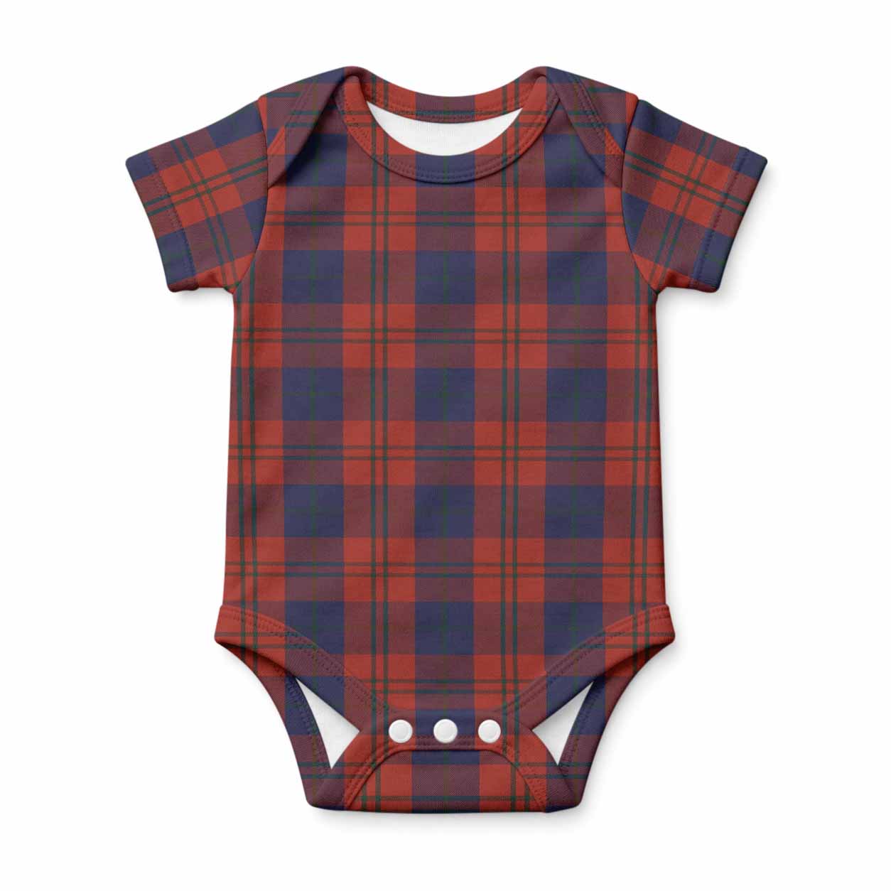 Wotherspoon Tartan Baby Onesie , Plaid Infant Bodysuit for Boys & Girls (0-24M), Snap Closure Newborn Romper for Holiday & Photoshoot
