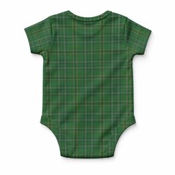 Wexford Tartan Baby Onesie , Plaid Infant Bodysuit for Boys & Girls (0-24M), Snap Closure Newborn Romper for Holiday & Photoshoot