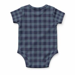 Roberts of Wales Tartan Baby Onesie , Plaid Infant Bodysuit for Boys & Girls (0-24M), Snap Closure Newborn Romper for Holiday & Photoshoot